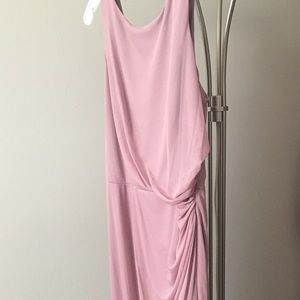 High Neck Ruched Waist Bridesmaid Dress David’s